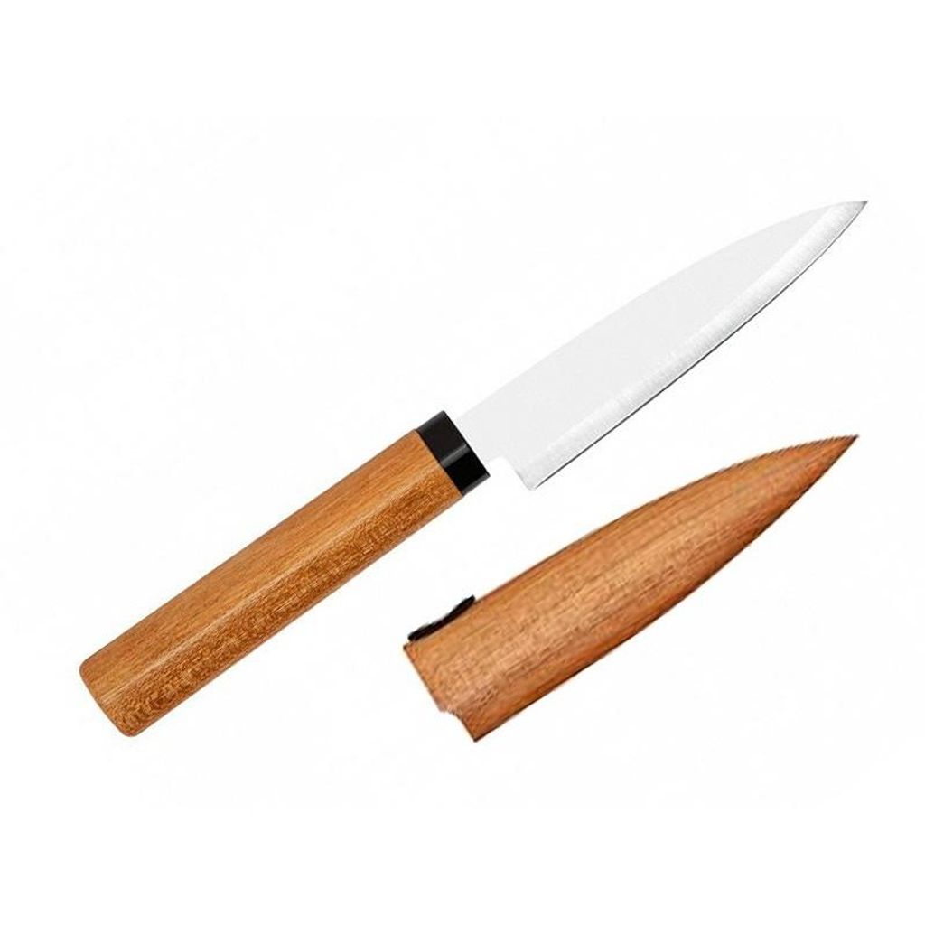 Couteau à fruit avec fourreau en bois - Visuel 3